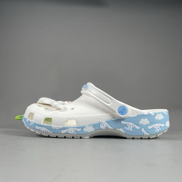 CROCS Shoes - Womens 10 Mens 8 Crocs Hello Kitty And Friends Cinnamoroll Slip On Rubber Clogs